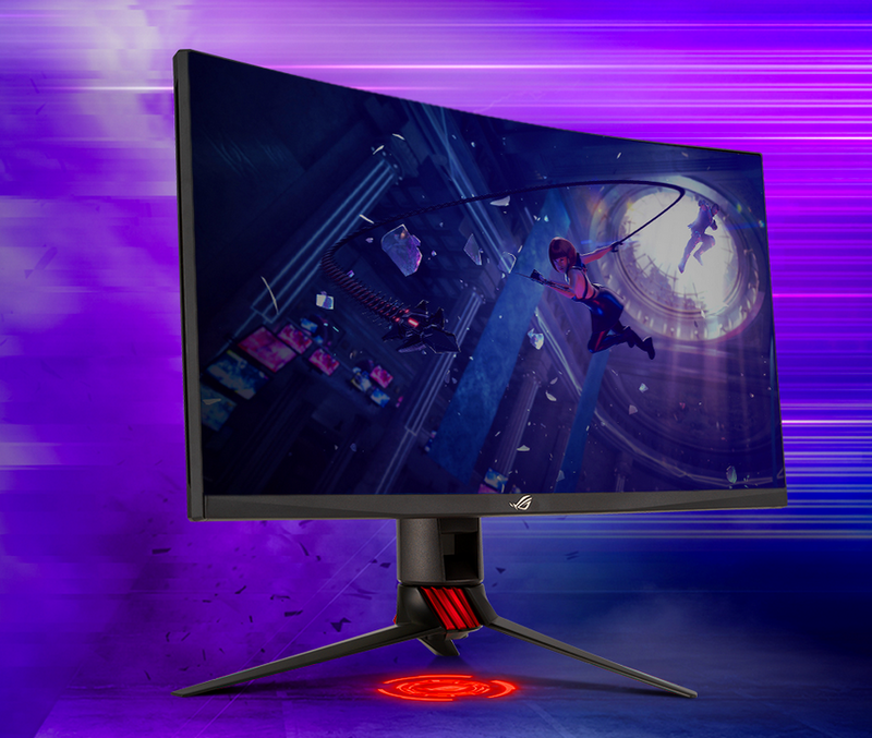 ASUS ROG Strix XG27WQ HDR 曲面電競螢幕 WQHD (2560 x 1440) 原生 165Hz (144Hz 以上)
