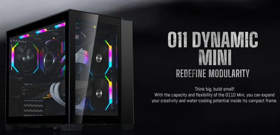 Lian Li PC-O11 Dynamic mini ATX Case (Snow White/ Black) 