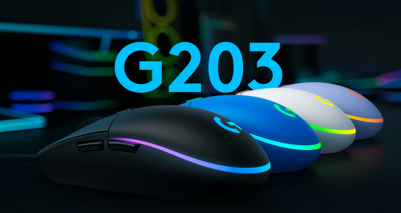 Logitech G203 LIGHTSYNC  遊戲滑鼠