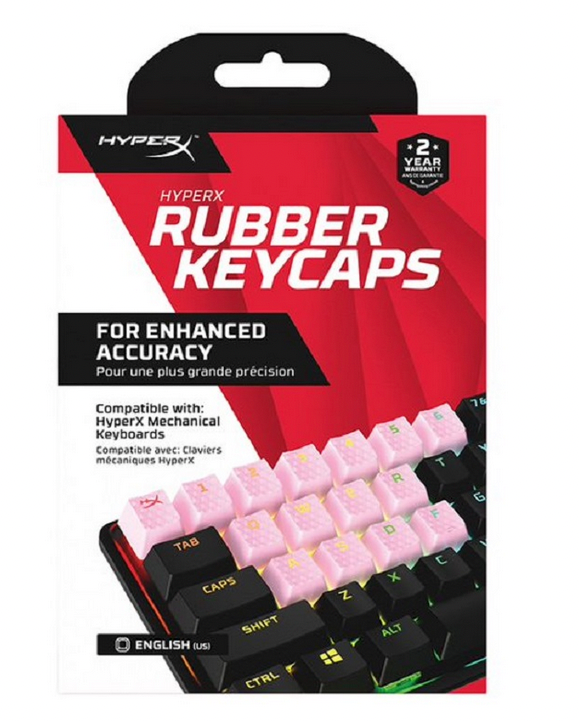 Kingston HyperX Rubber Keycaps 橡膠防滑鍵帽 (不含鍵盤)
