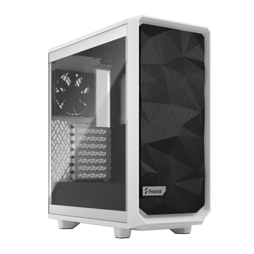 Fractal Design Meshify 2 Compact ATX CASE 机箱白色TEMPERED GLASS 侧板玻璃