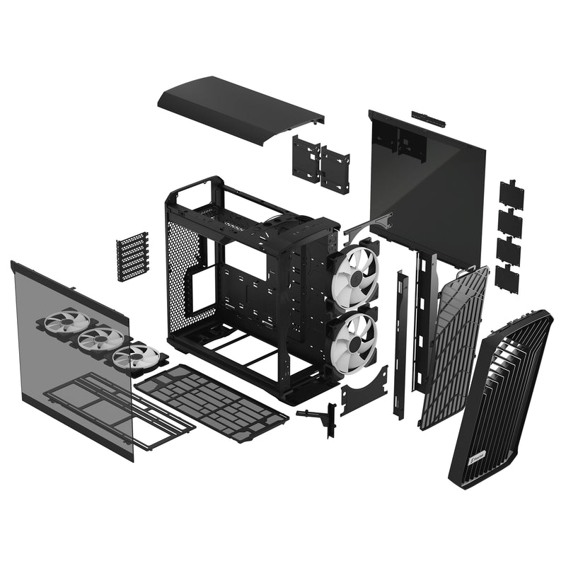 Fractal Design Torrent Black RGB TG Light Tint (RGB Version) E-ATX CASE