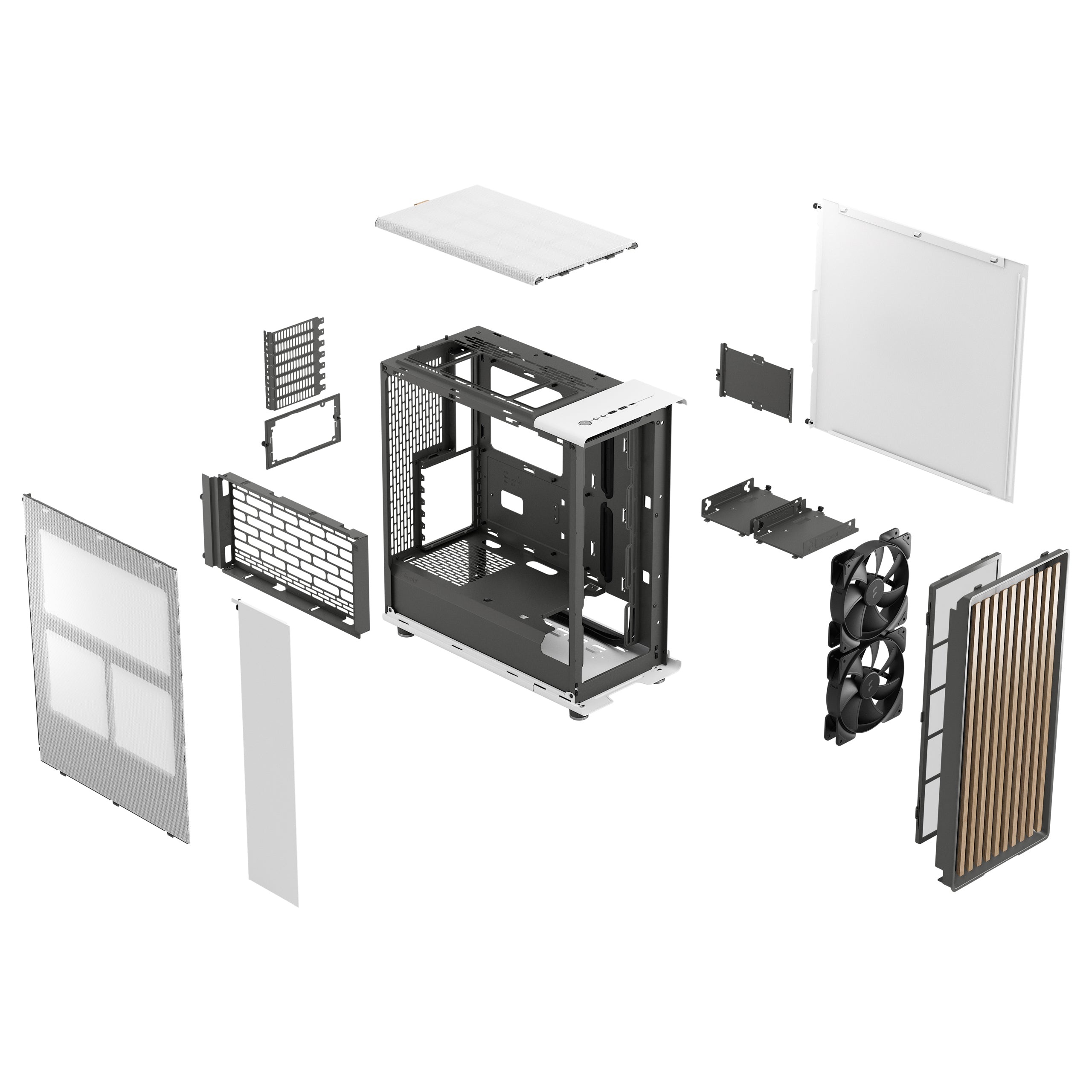 Fractal Design North Mesh ATX Case 機箱 (Chalk White/Charcoal)