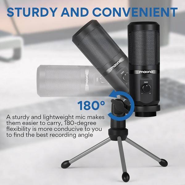 Maono USB Gaming Microphone with Mic Gain MAONO AU-PM461TR