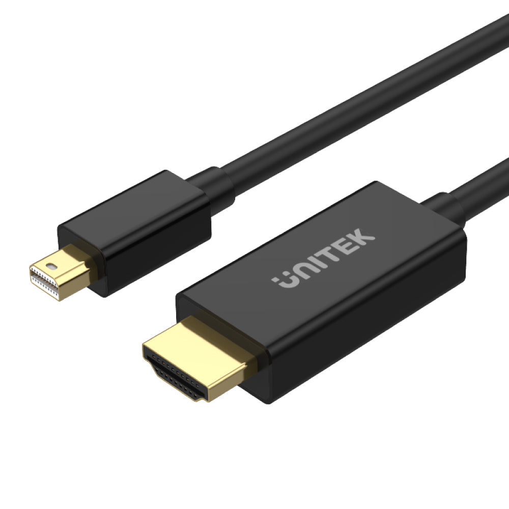 UNITEK 2M Mini DisplayPort Male to HDMI Male Adapter Cable (4K 30Hz) V1152A
