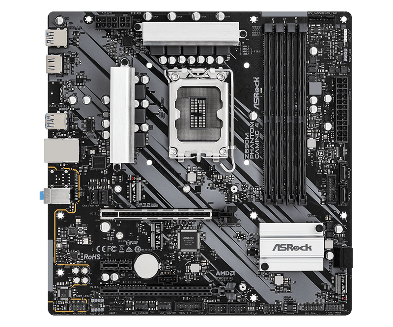 ASRock 華擎 Z690M Phantom Gaming 4 Micro-ATX 主機板 (DDR4)