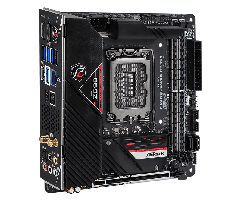 ASRock 華擎 Z690 PHANTOM GAMING-ITX/TB4 ITX 主機板 (DDR5)