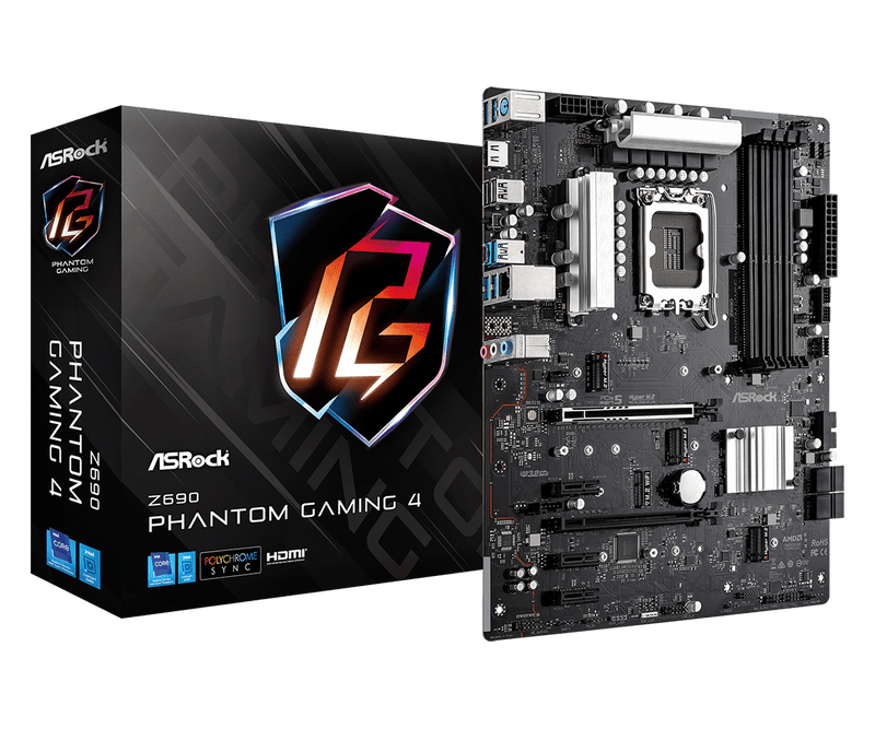 ASRock 華擎 Z690 Phantom Gaming 4 ATX 主機板 (DDR5)