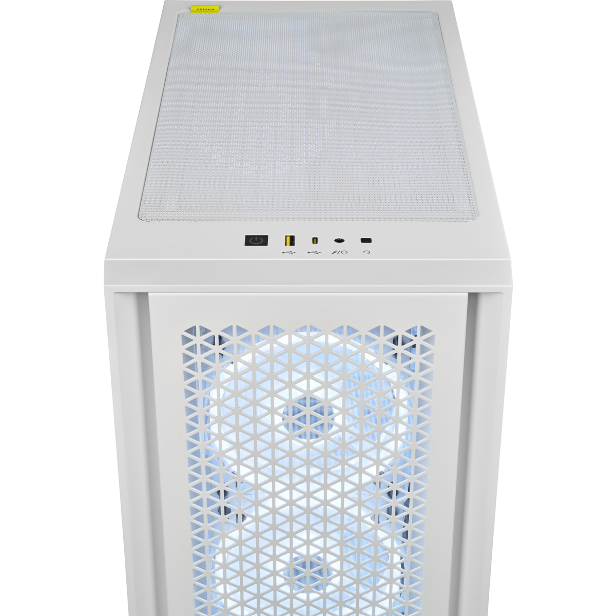 CORSAIR 4000D AIRFLOW QL Edition Tempered Glass Mid-Tower ATX Case-True White