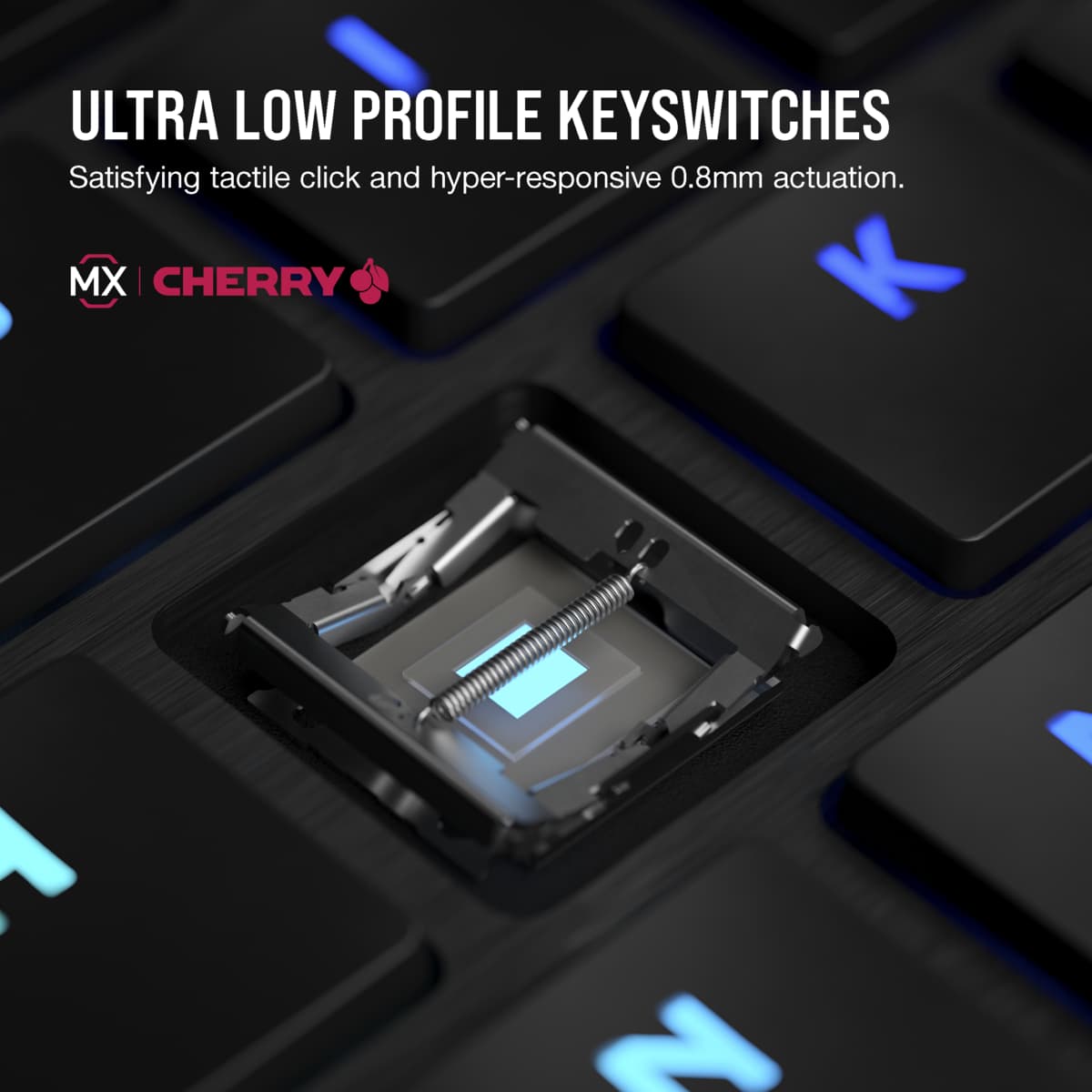 CORSAIR K100 AIR Wireless Ultra-Thin Mechanical Gaming Keyboard (CHERRY MX ULTRA LOW)