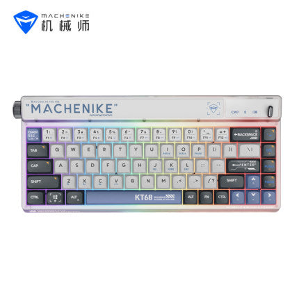MACHENIKE KT68 HOT SWAPPABLE KEYBOARD 無線LED熱拔插機械鍵盤