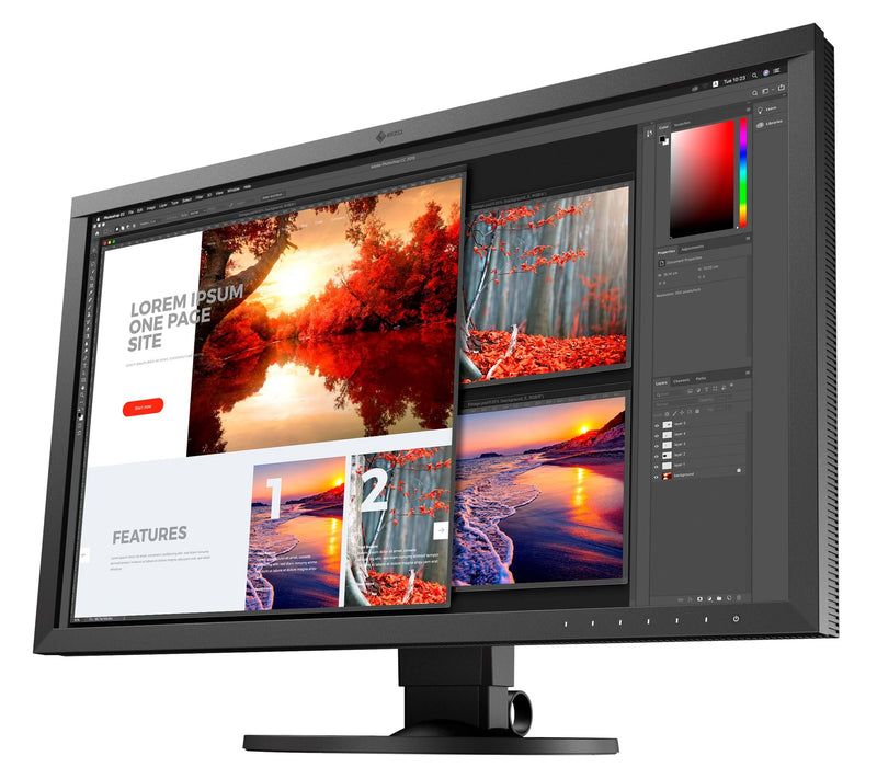 EIZO ColorEdge CS2740 4K IPS Wide-Gamut LED Hardware Calibration Monitor (With CH2700 Monitor hood )