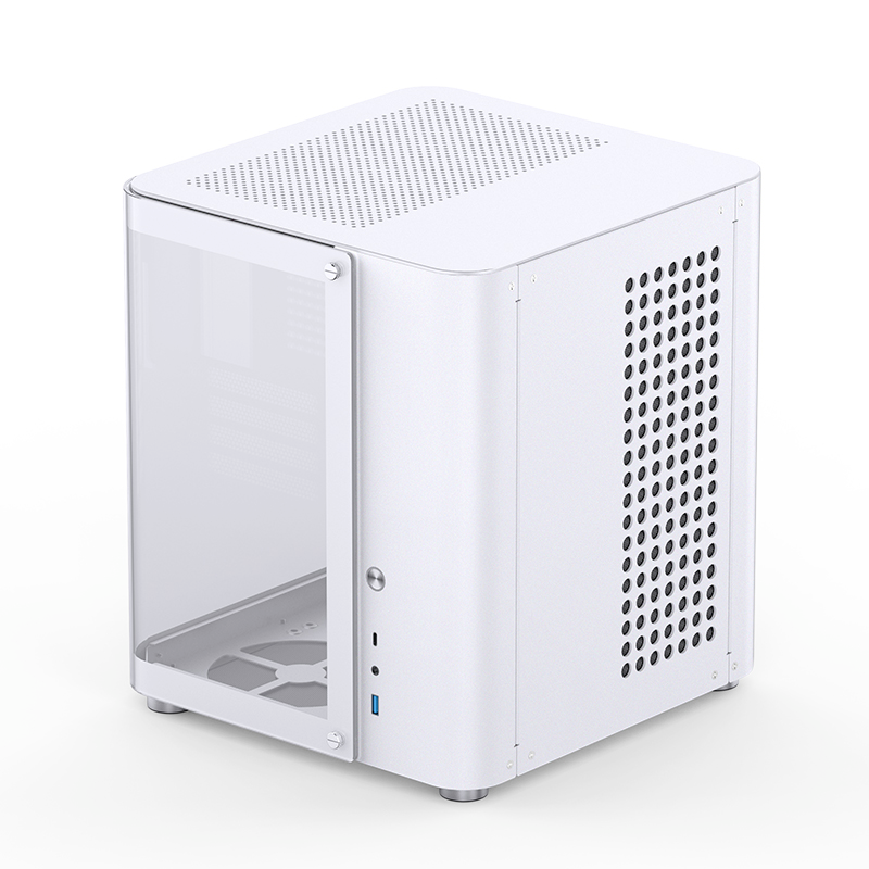 Jonsbo TK-1 Micro-ATX 星艦倉 環型鋼化玻璃側透 小型機箱 (黑/白)