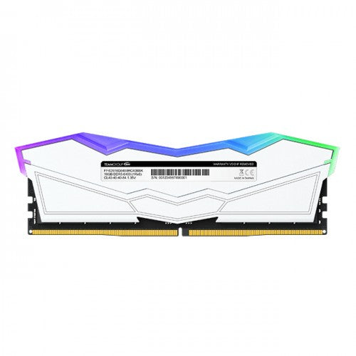 Team T-Force Delta RGB D5 7200Mhz 32GB (16GB ×2) CL34-42-42-84 (Black/White)