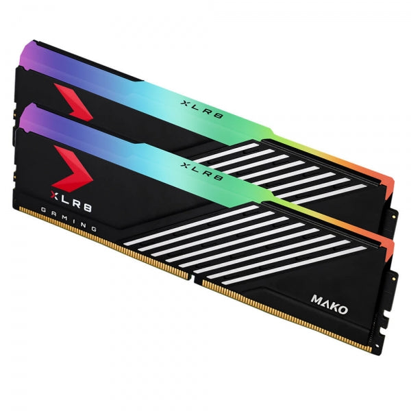 PNY XLR8 32GB 16GBx2 Gaming MAKO EPIC-X RGB™ DDR5 6000MHz Desktop Memory