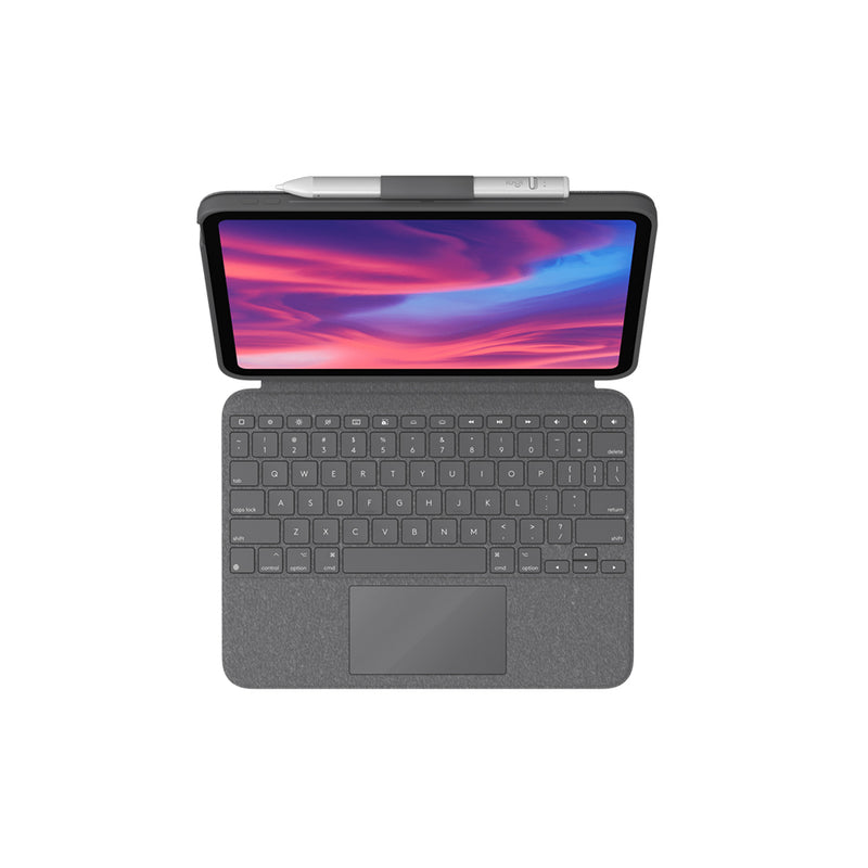 Logitech Combo Touch Keyboard 背光鍵盤護殼配備觸控板