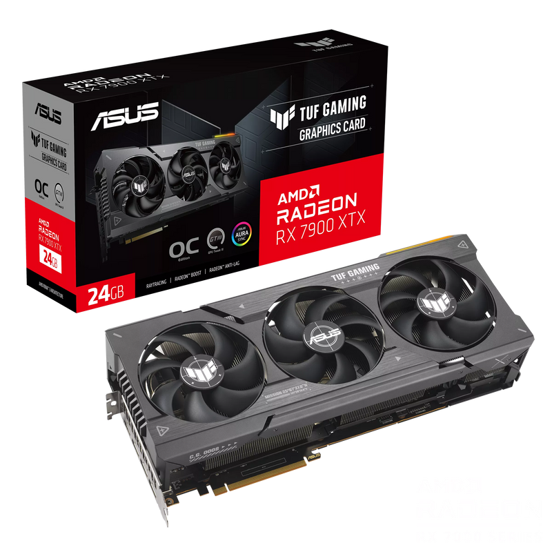 ASUS 華碩 TUF Gaming Radeon™ RX 7900 XTX OC Edition 24GB GDDR6 顯示卡