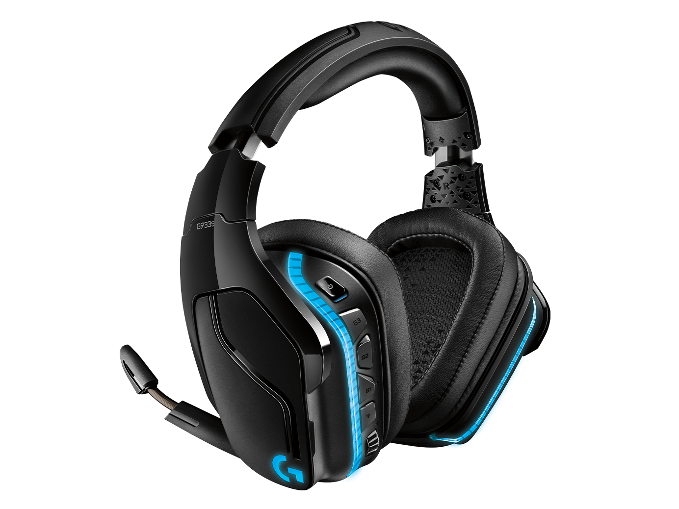 Logitech G933S 无线7.1 声道环绕音效LIGHTSYNC 游戏耳机麦克风