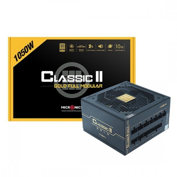 Micronics Classic 2 1050W 80Plus Gold Full Modular 全模組 主機電源