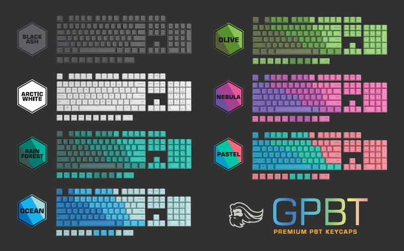 Glorious PBT Aura Keycaps v2 (只含鍵帽) 145KEY