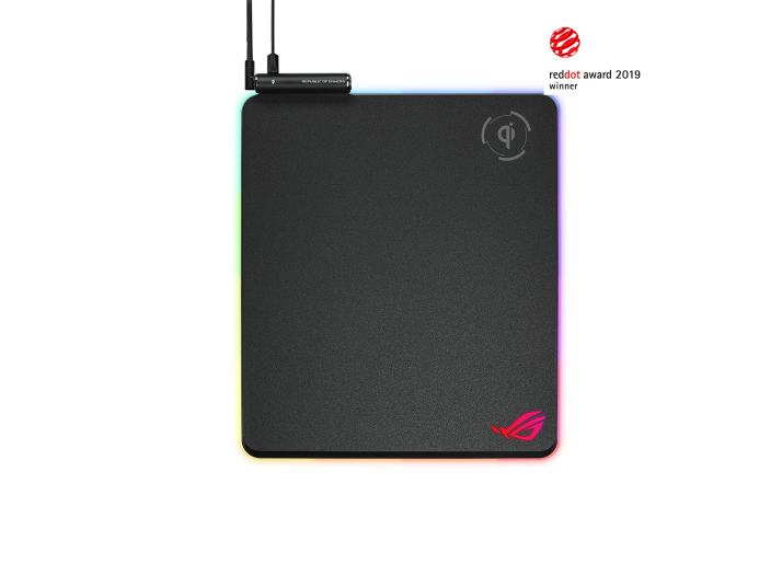 ASUS ROG Balteus RGB QI 無線充電滑鼠墊
