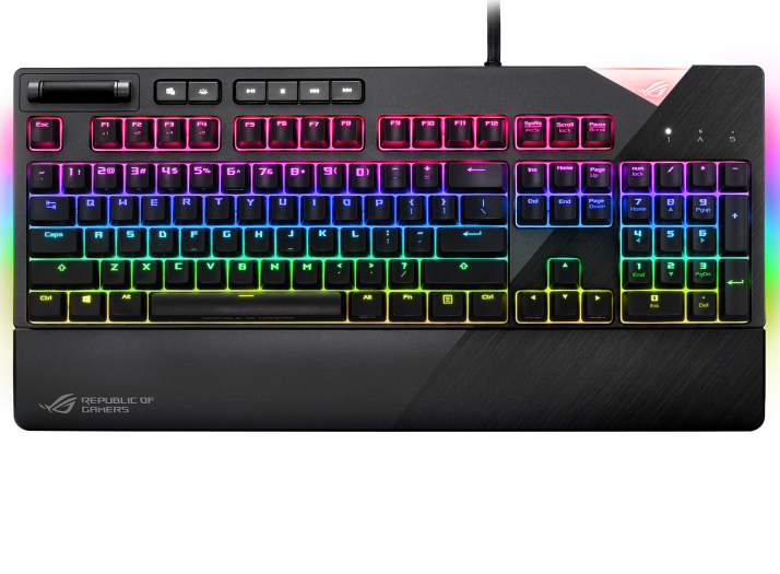 ASUS ROG Strix RGB Flare RGB 機械式電競鍵盤 (茶軸中文)