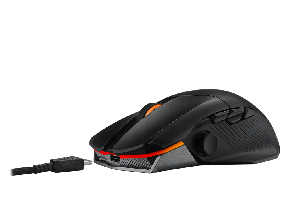 ASUS ROG Chakram X Origin RGB 36000Dpi AimPoint 無線遊戲滑鼠