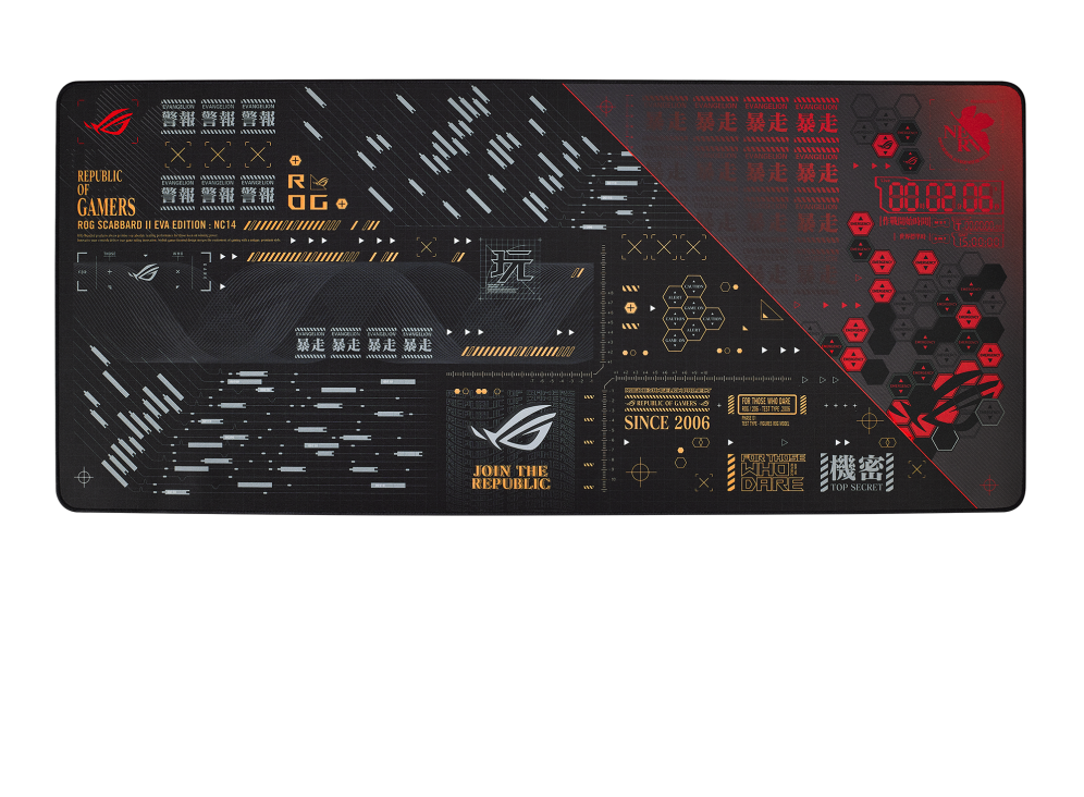 ASUS ROG SCABBRD II EVA-02 EDITION 防水Gaming MousePad 限量版