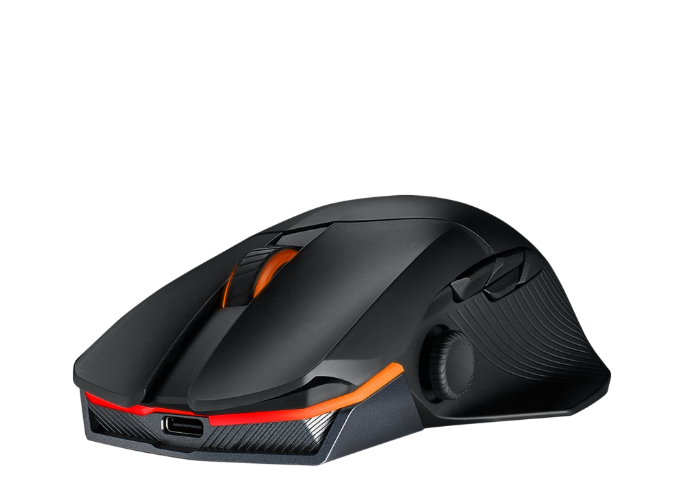 ASUS ROG Chakram X Origin RGB 36000Dpi AimPoint 無線遊戲滑鼠