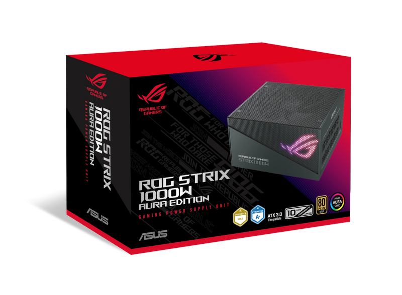 ASUS ROG STRIX 1000W Gold Aura Edition 金牌 全模組 主機電源