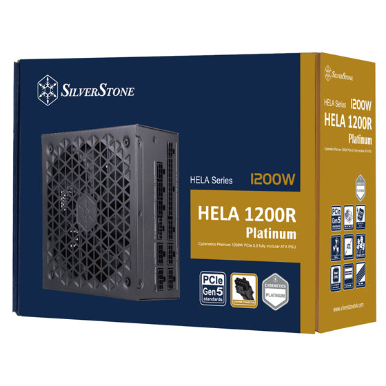 (2024激減)SilverStone HELA 1200R Platinum 1200W 主機電源 白金牌認證ATX 3.0 & PCIe 5.0全模組