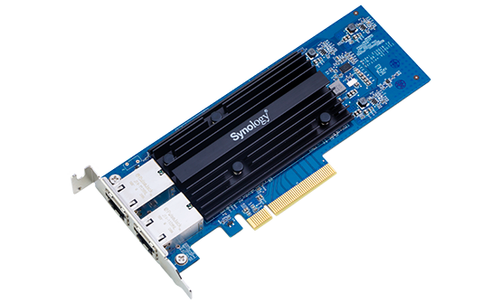 Synology E10G18-T2 高速雙埠 10GBASE-T 擴充卡 (2×10GB RJ45 PCIE)