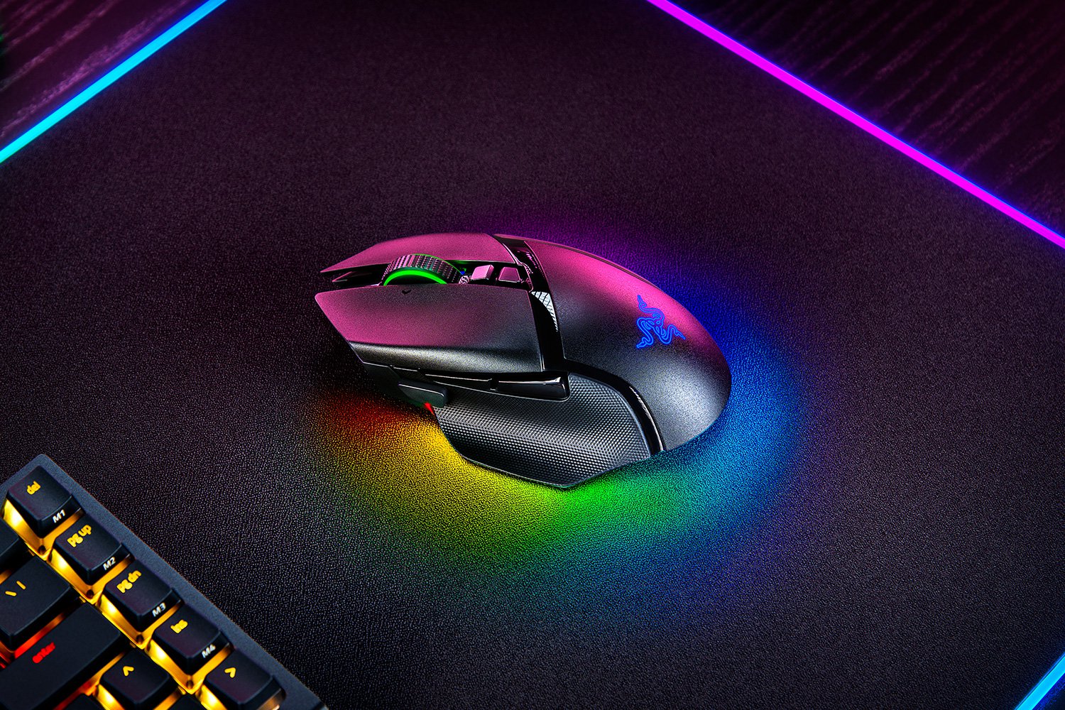 Razer Basilisk V3 Pro 人體工學無線遊戲滑鼠 (黑/白)