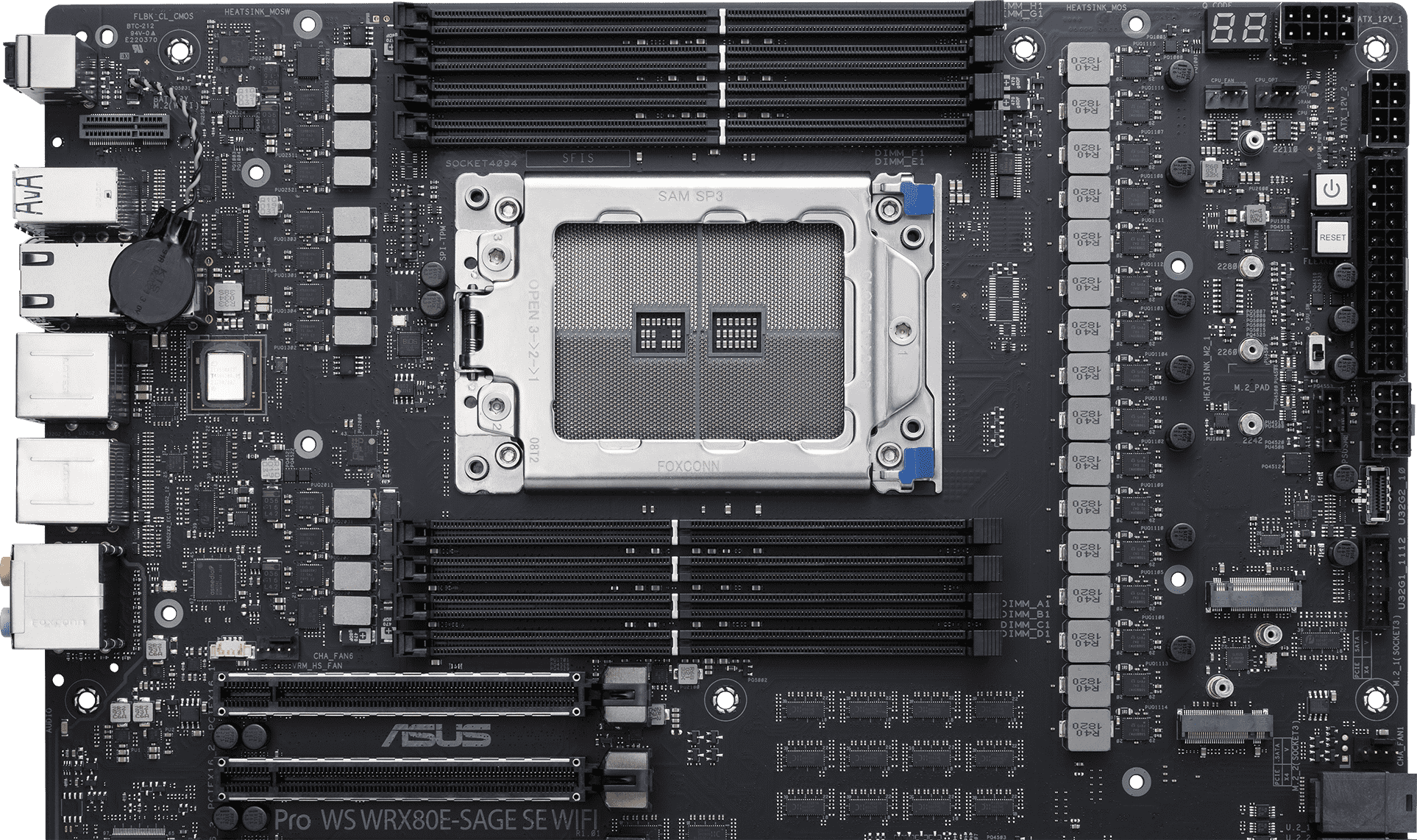 ASUS 華碩 Pro WS WRX80E-SAGE SE WIFI II E-ATX 主機板 (DDR4)