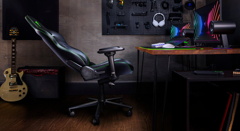 Razer Enki X 人體工學電競椅 (黑綠)