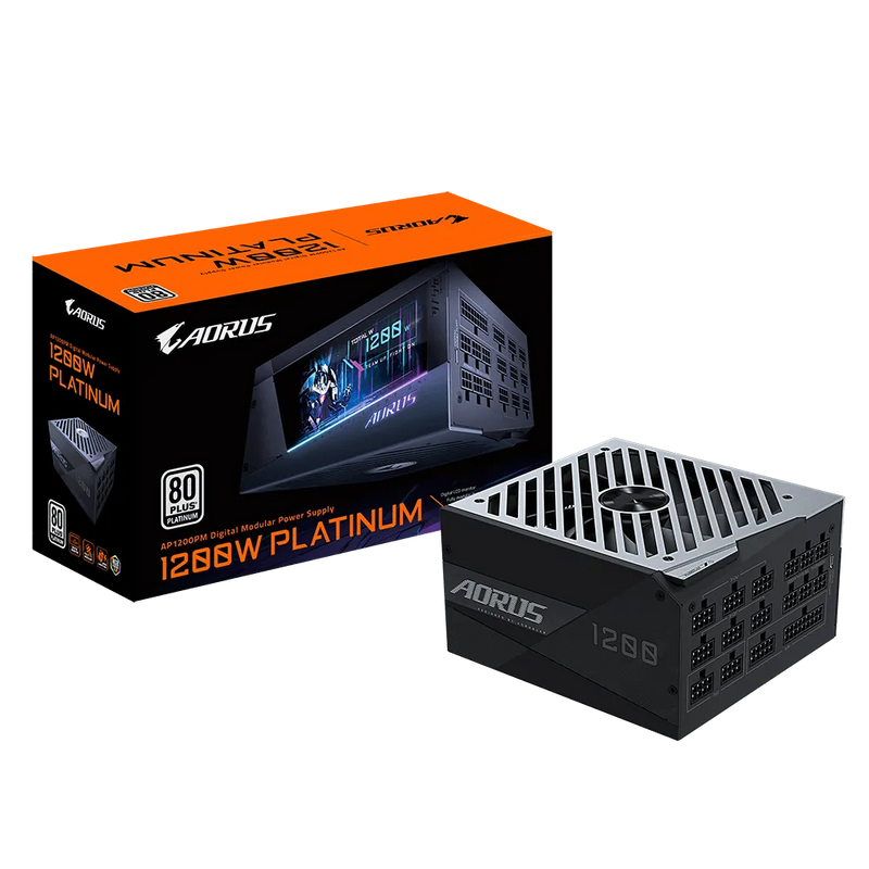 Gigabyte AORUS P1200W 1200W LCD 80Plus PLATINUM MODULAR 全模組 主機電源