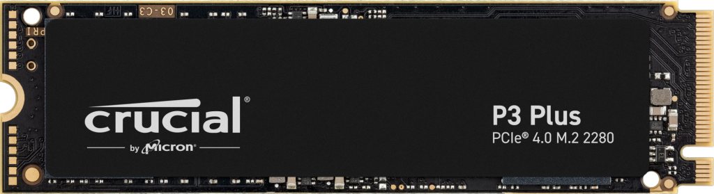Crucial P3 Plus 2TB PCIe M.2 QLC SSD 固態硬碟 (5000MB/s)