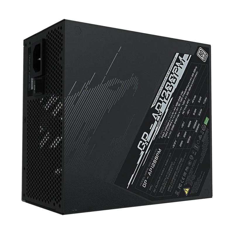 Gigabyte AORUS P1200W 1200W LCD 80Plus PLATINUM MODULAR 全模組 主機電源