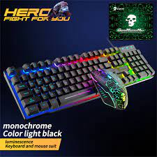 ZeroPlus GKM-76 Gaming Keyboard Combo Set