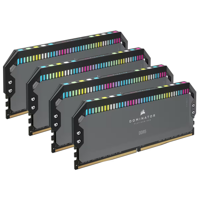 Corsair DOMINATOR PLATINUM RGB 64GB (16GB x4) DDR5 5600MHz - AMD EXPO (CMT64GX5M4B5600Z36)