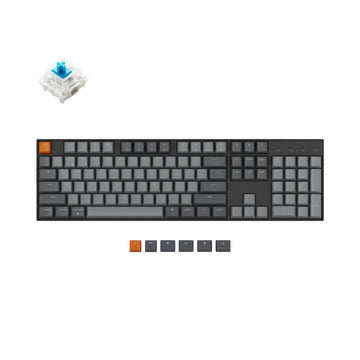 Keychron K10 104 Key HotSwappable Gateron Mechanical Switech Keyboard RGB