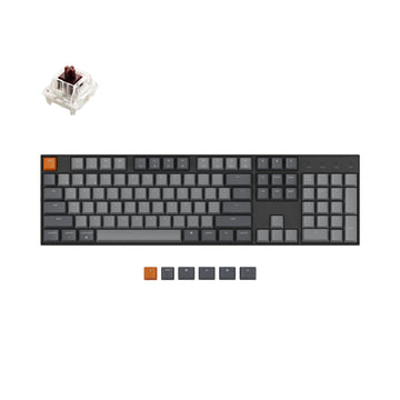Keychron K10 104 Key HotSwappable Gateron Mechanical Switech Keyboard RGB