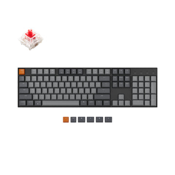 Keychron K10 104 Key HotSwappable Gateron Mechanical Switech Keyboard RGB