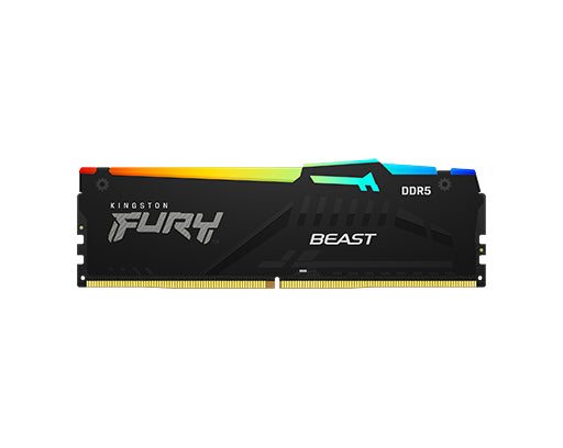 Kingston FURY Beast RGB DDR5 6000Mhz Memory 32GB (2x16GB) AMD EXPO CL36
