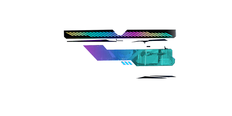 ASUS ROG WINGWALL RGB 鋁合金 顯示卡支架