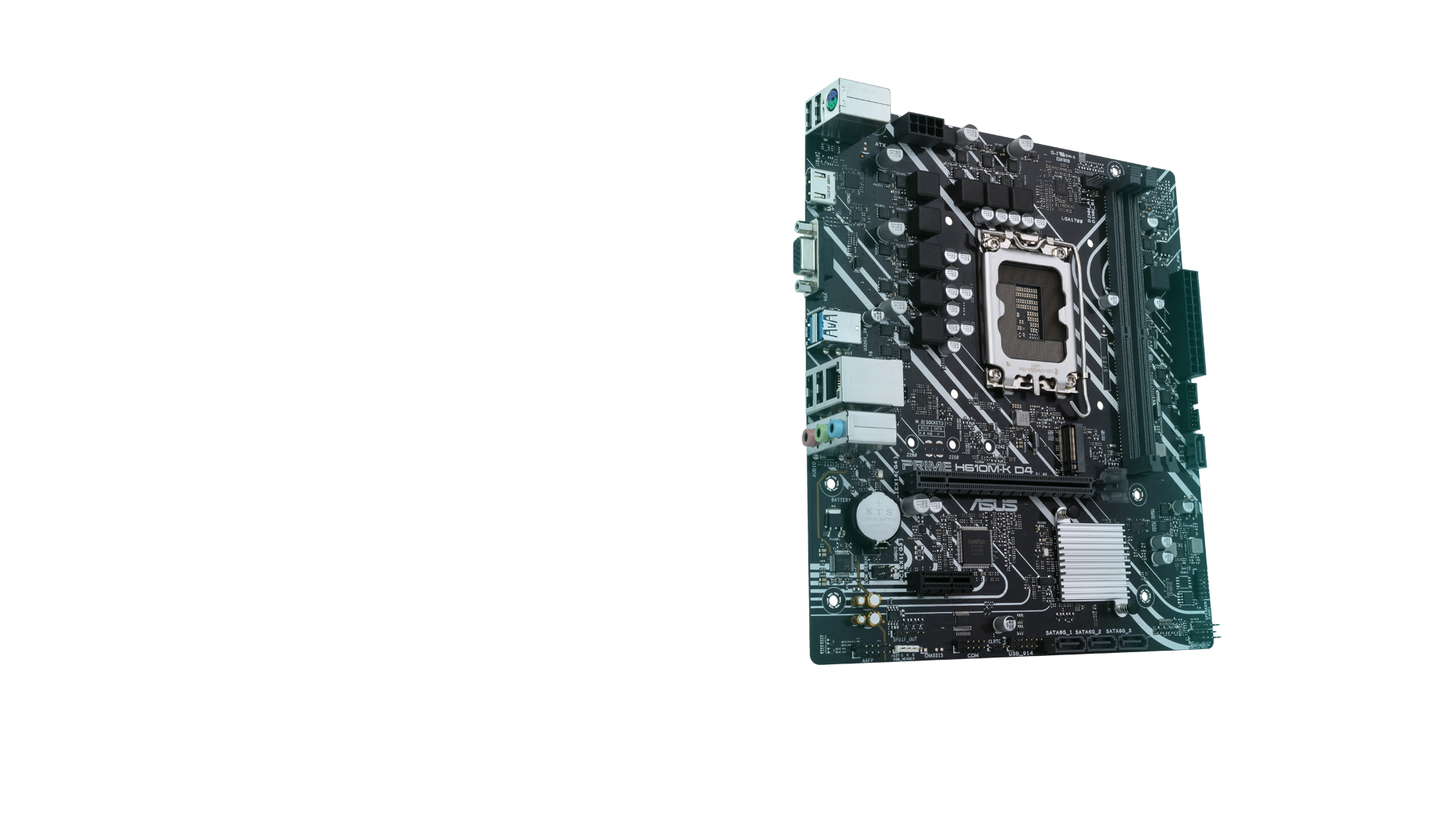 【夏日大激減】ASUS 華碩 PRIME H610M-K D4 Micro-ATX 主機板 (DDR4)