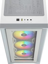 Corsair iCUE 4000X RGB Tempered Glass Mid-Tower ATX CASE