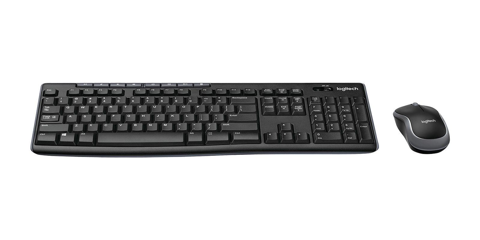 Logitech MK270 Space-saving Wireless Keyboard and Mouse Combo