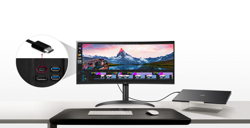 LG 34WP85C 34" 21:9 UltraWide QHD IPS 弧形顯示器
