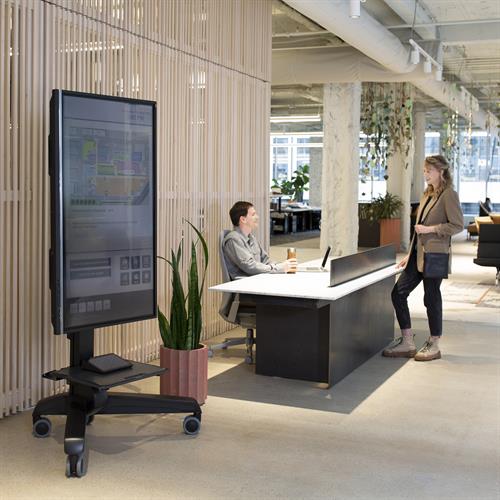 Ergotron Neo-Flex® Mobile MediaCenter一体式萤幕支架行动推车影音媒体中心